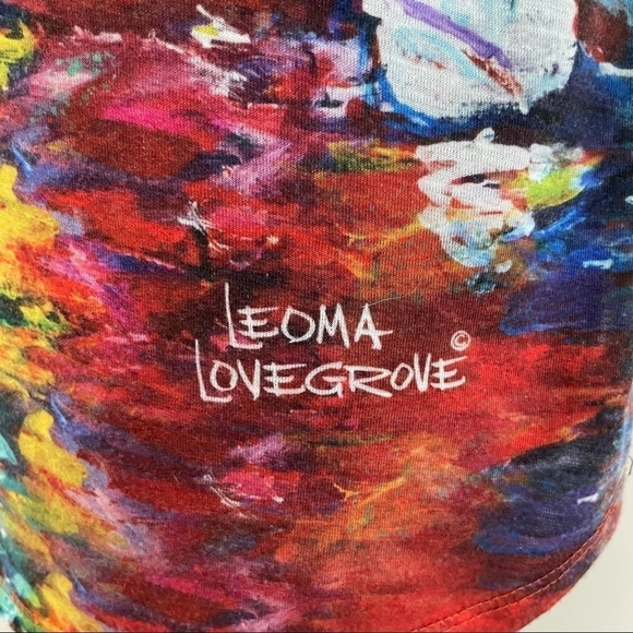 Leoma Lovegrove Women’s V-Neck Shirt – Stripes & Sailboat Design, Size Small - Picture 6 of 12